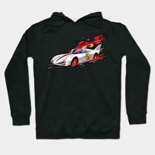 Mach 5 car - Speed Racer Hoodie